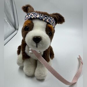 Our Generation Pet Dog Nillie the Border Collie 5.5" Plush Brown White Puppy